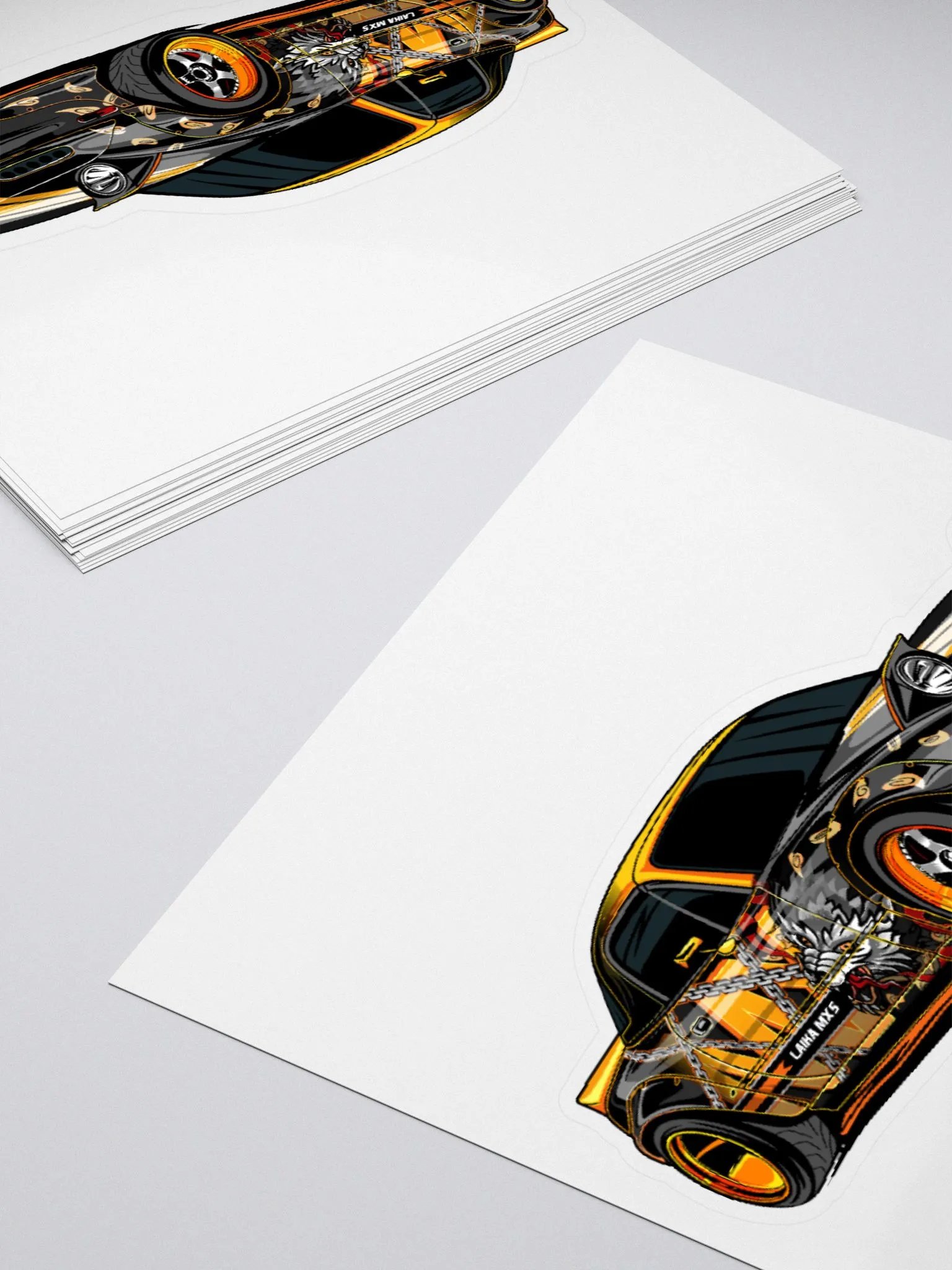 MX5 Mazda Miata Laika Beast Sticker product image (10)