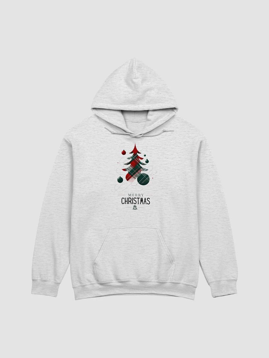 Xmas Tree with Plaid Pattern Hoodie product image (2)