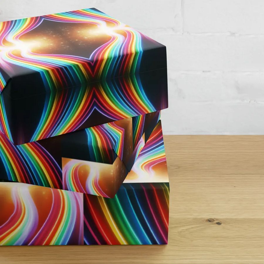 Cosmic Kaleidoscope Wrapping Paper Set product image (10)