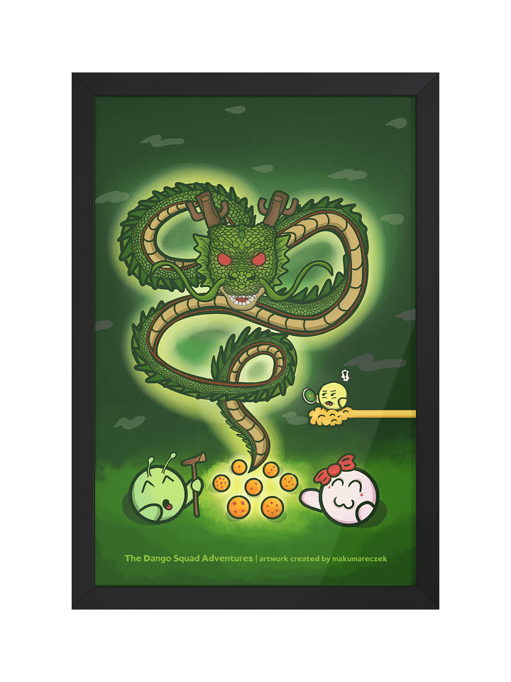 Dango Dragon - Framed Poster product image (1)