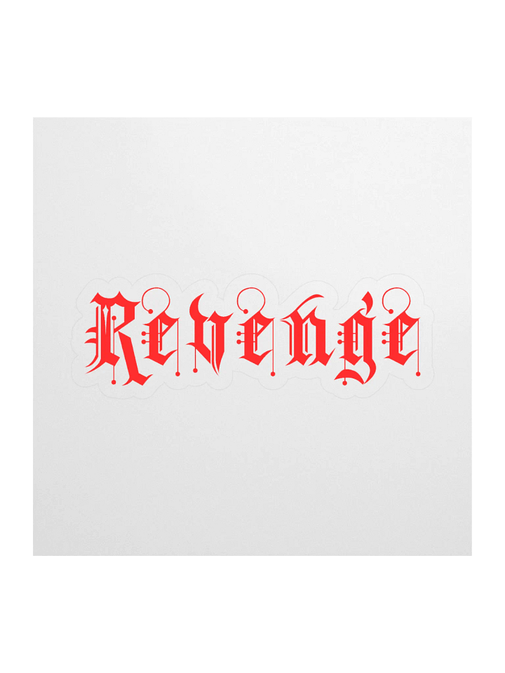 Revenge Red Sticker product image (2)
