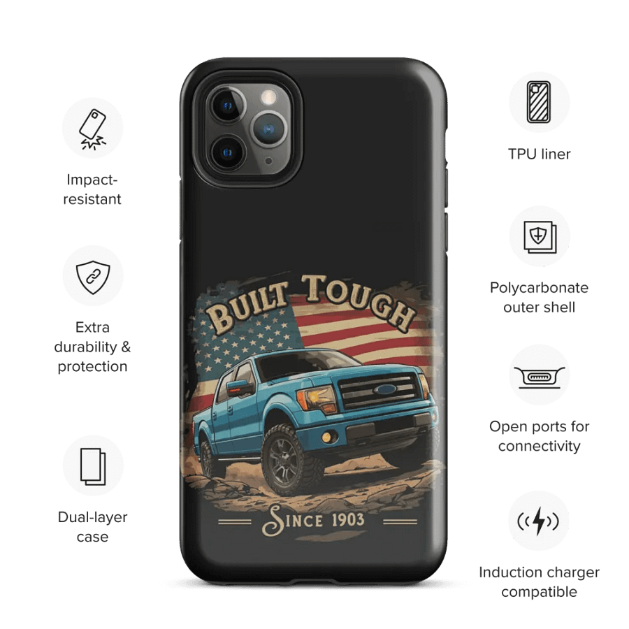 American Built Pickup Tough iPhone Case product image (3)