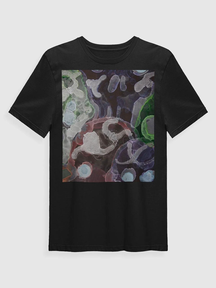 Vibrant Abstract Fusion T-Shirt Sugar Skulls Dia de Lost Muertos Ink ARt product image (1)