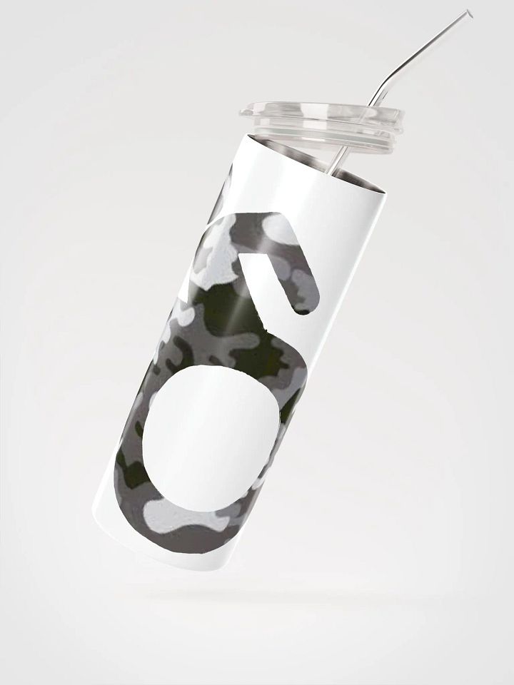 Wheelie, Dark Gray Camo SS Tumbler product image (2)