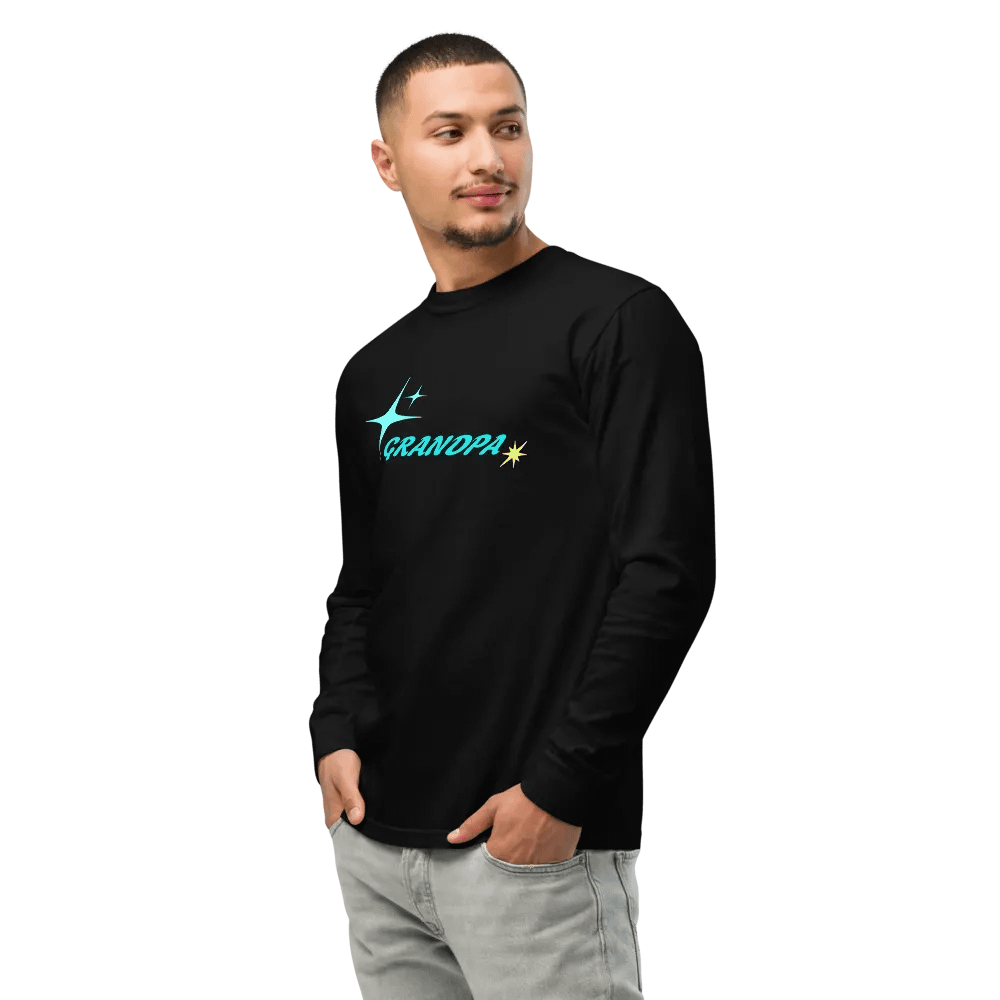 Grandpa Starburst Vintage Long Sleeve Shirt product image (8)