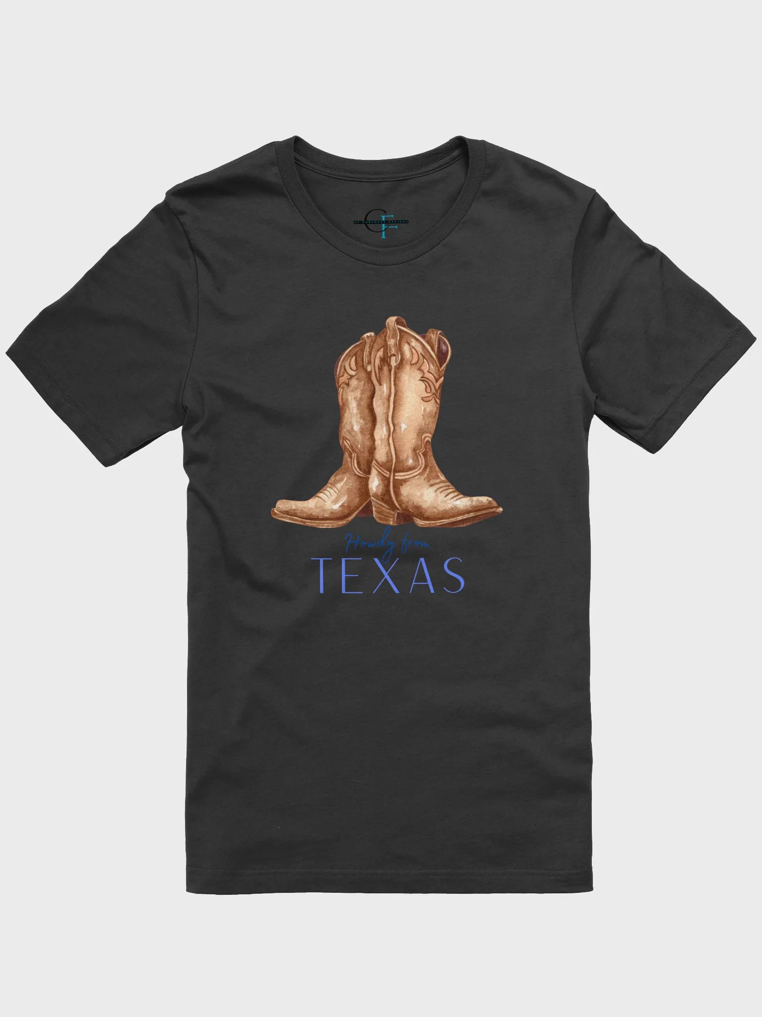 👢 Howdy From Texas T-Shirt | Bella+Canvas Unisex Tee | Cowboy Boots Western Graphic Shirt product image (4)