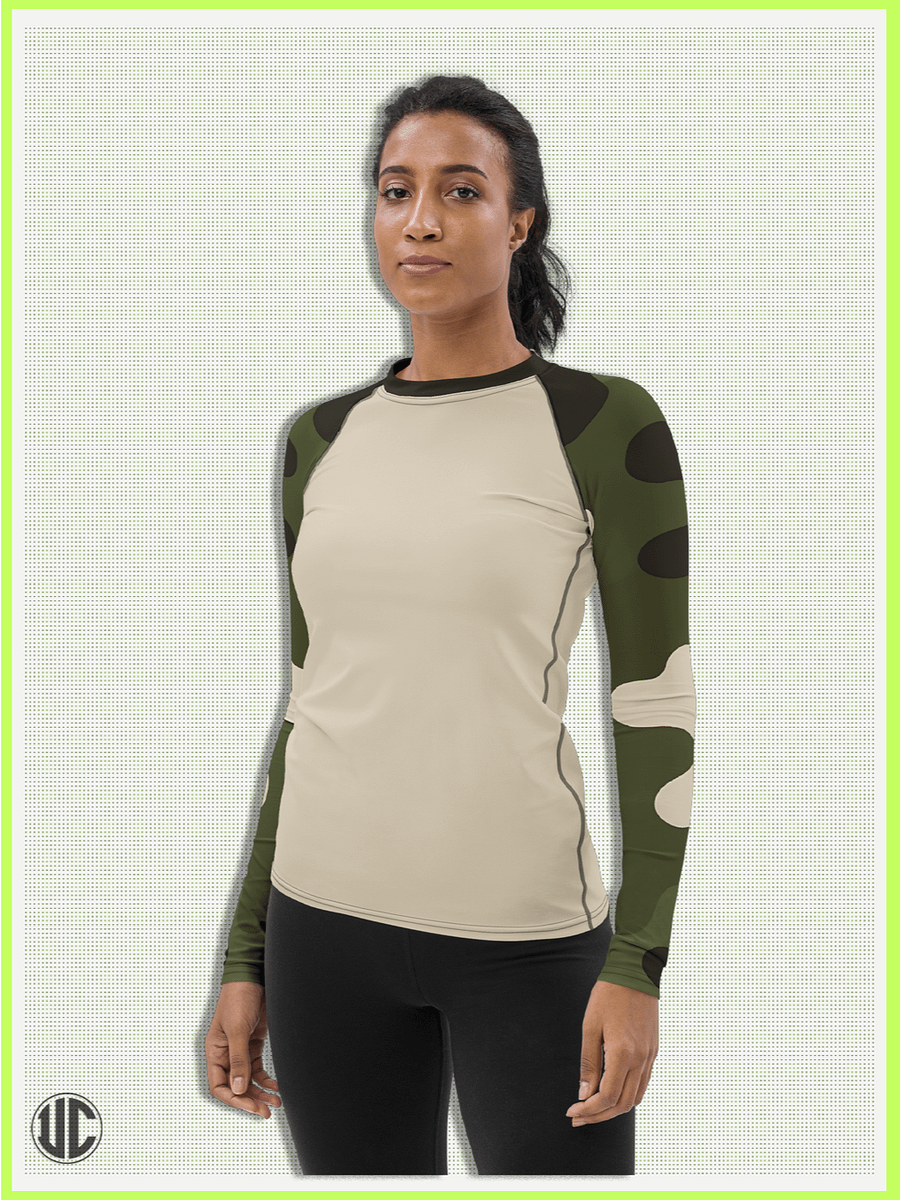 Becker's Modern Camo – Women’s Rash Guard product image (3)