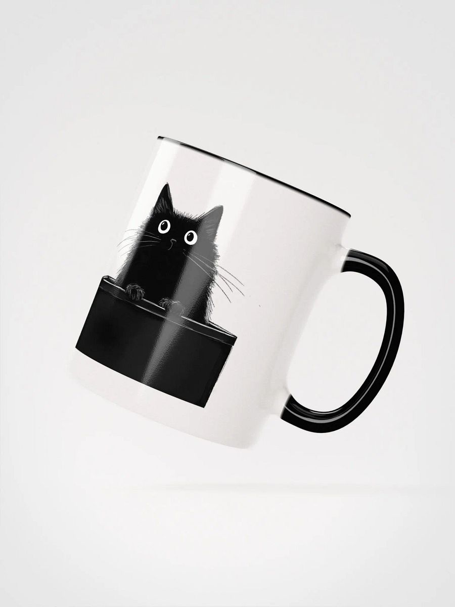 Mug Black Cat in Letter Box product image (6)