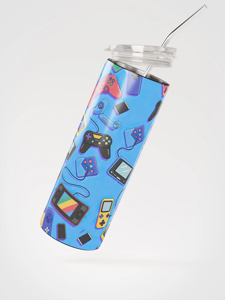Retro Gaming Steel Tumbler product image (2)