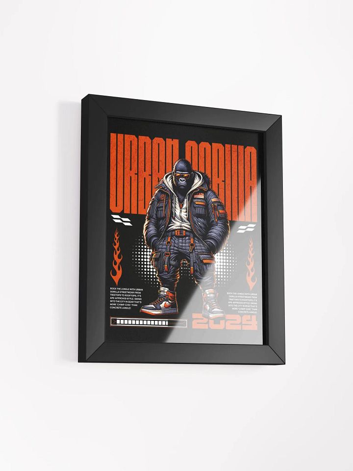 Framed Urban Gorilla Streetwear Poster product image (2)