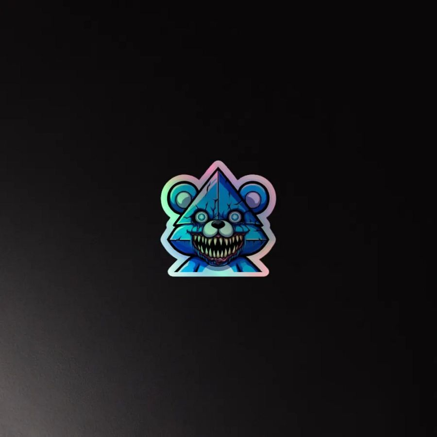 Fierce Bear Holographic Sticker Sheet product image (4)