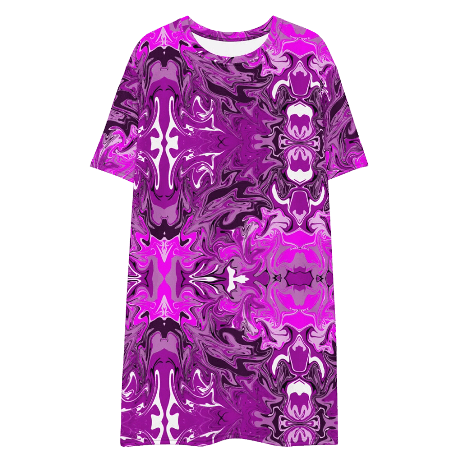 Pink Swirl T-Shirt Dress product image (4)