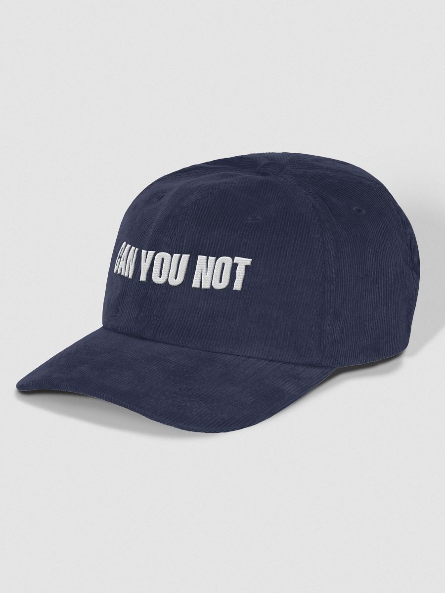 CAN YOU NOT Corduroy Hat product image (3)