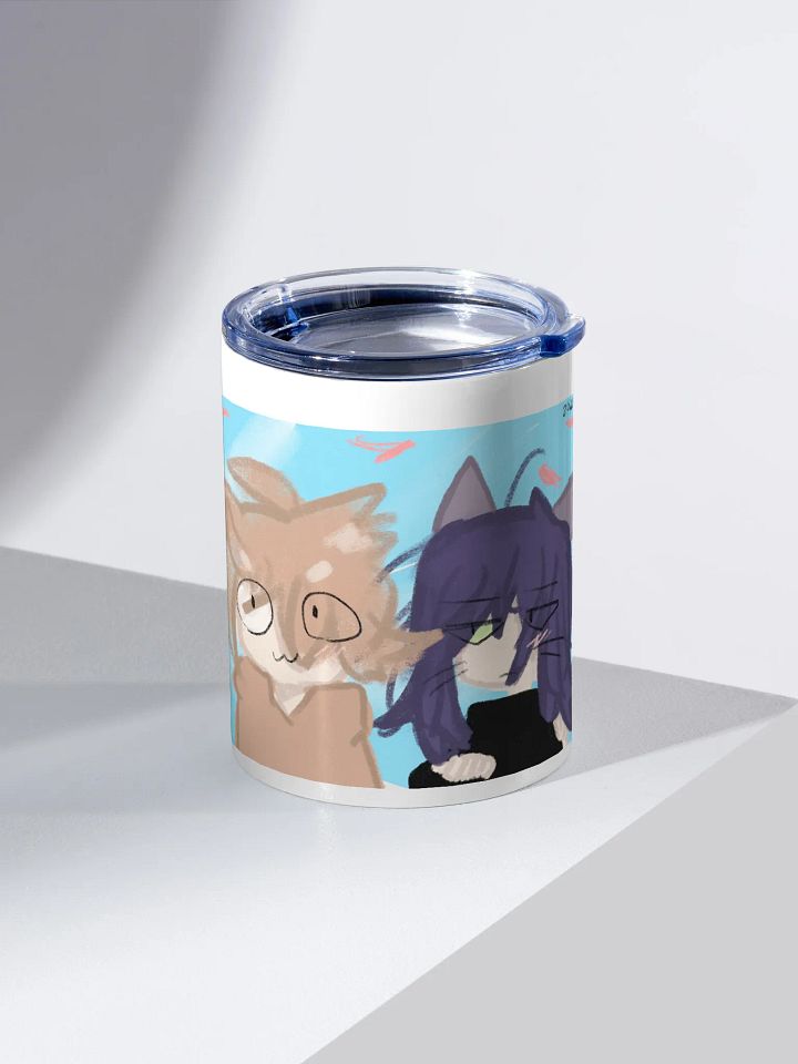 Chiwa and Cat-san April cup product image (2)