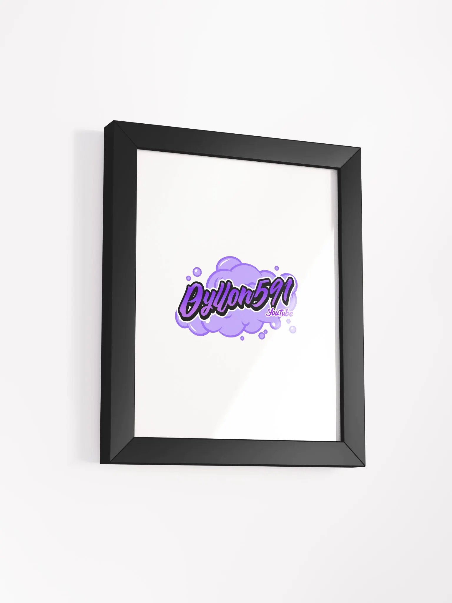 Dyllon591 YouTube Logo Frame Poster product image (2)