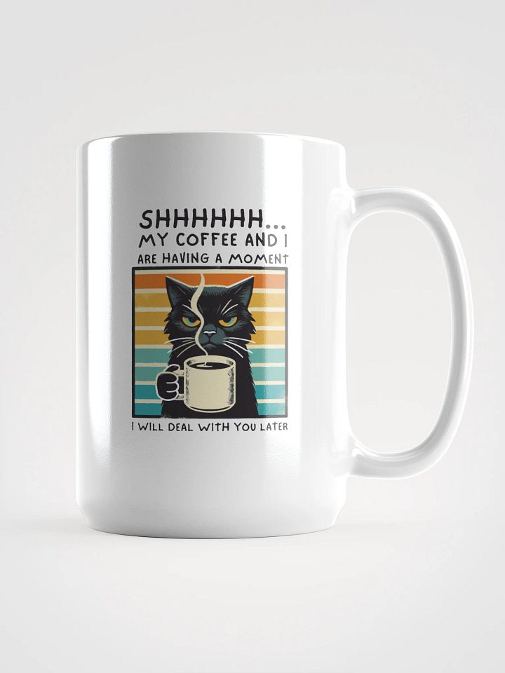 Serious Cat Coffee Moment Mug product image (1)