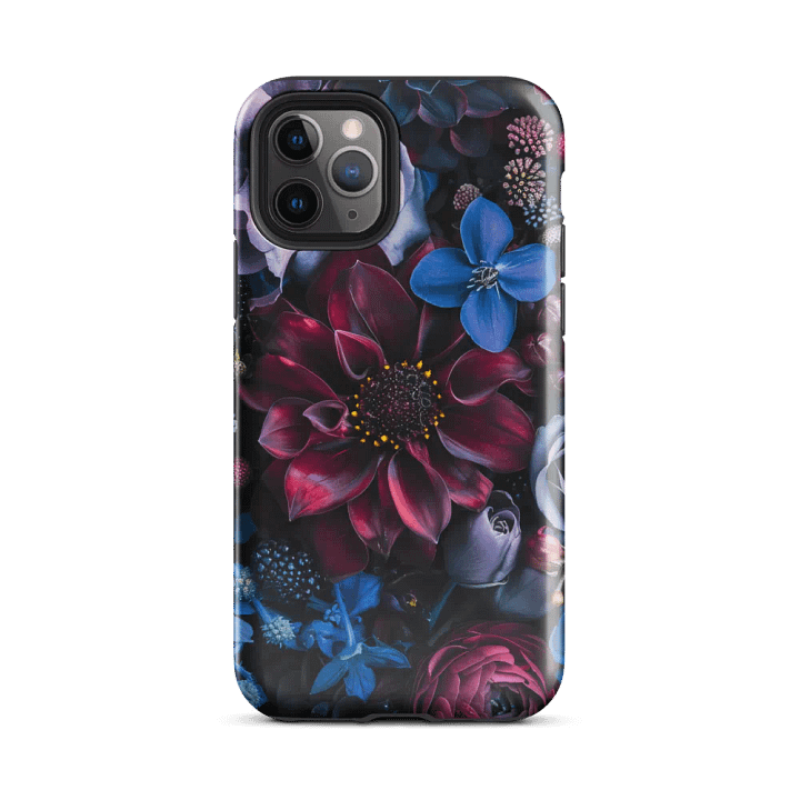 Moody flowers Tough iPhone® Case product image (25)