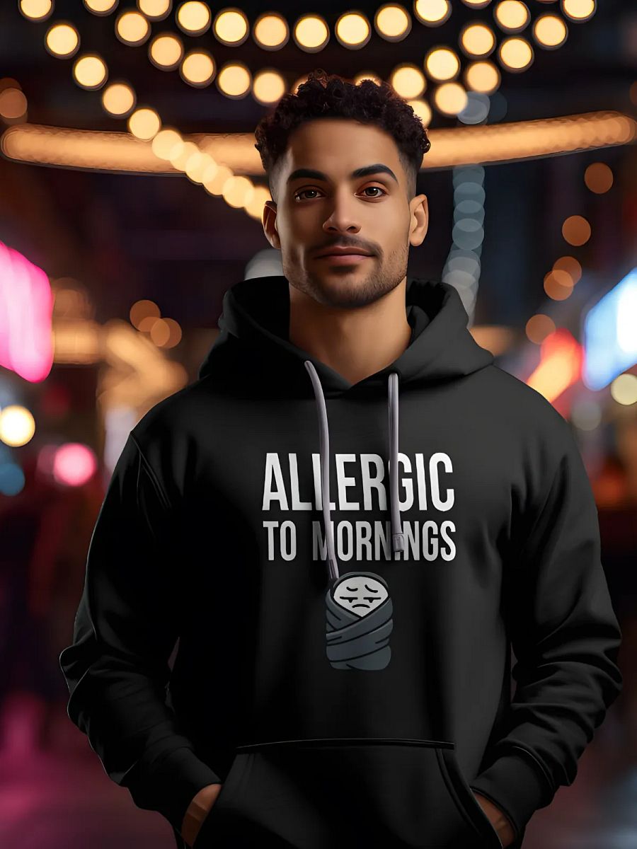Allergic To Mornings Hoodie product image (5)