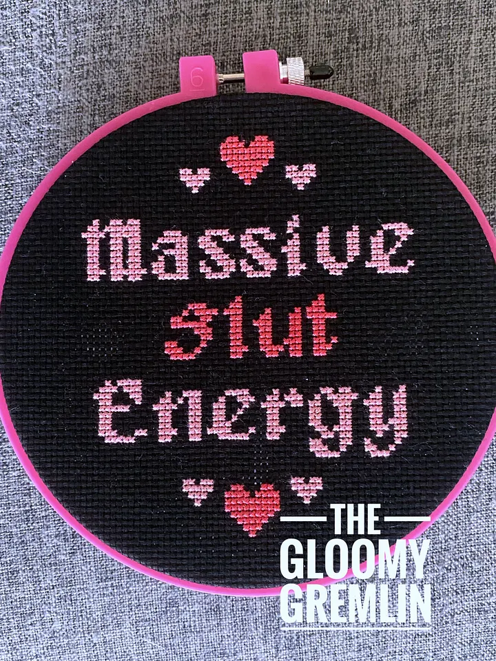 Massive Slut Energy - Cross Stitch Pattern product image (2)