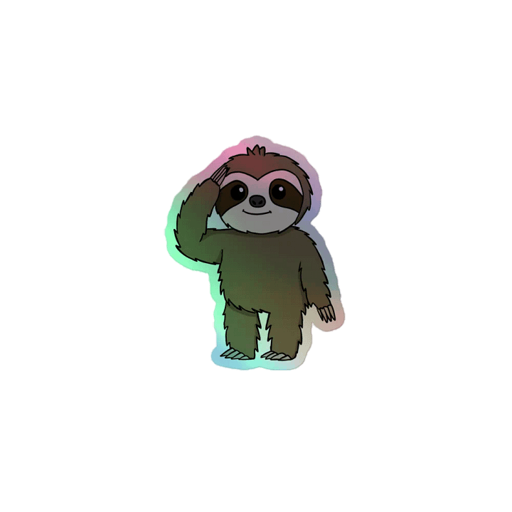 Holographic Sticker Sheet - Salute product image (1)