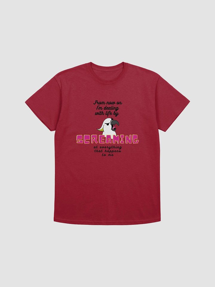 Screaming Cockatoo With Text Classic T-shirt Multicolor product image (1)