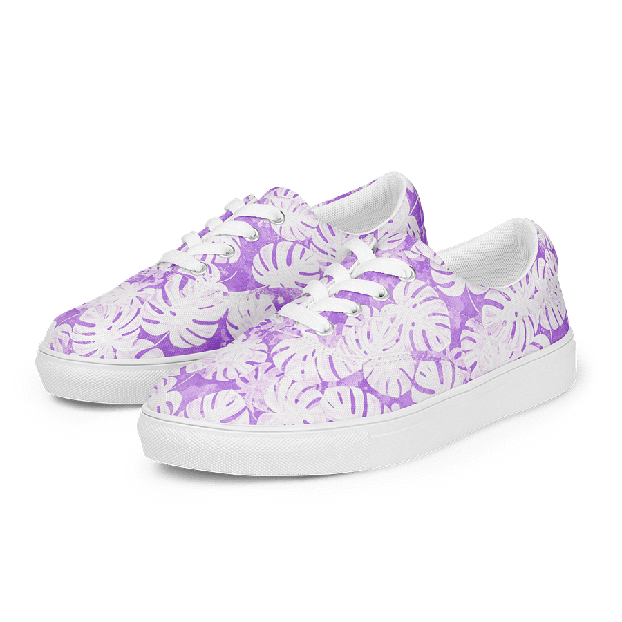 Monstera Dream Women's Canvas Shoes product image (3)