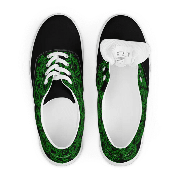 100% Vixen Hotwife lace-up canvas shoes product image (2)