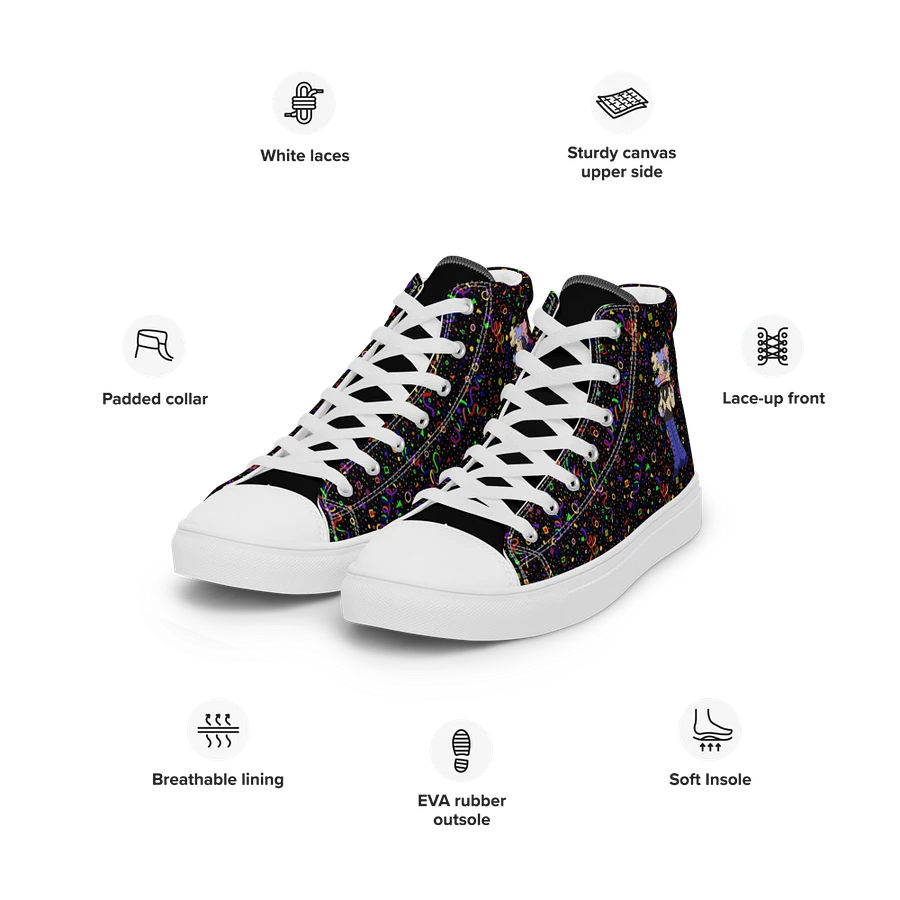 Black Arcade and White Chibi Jiggy Sneakers product image (17)