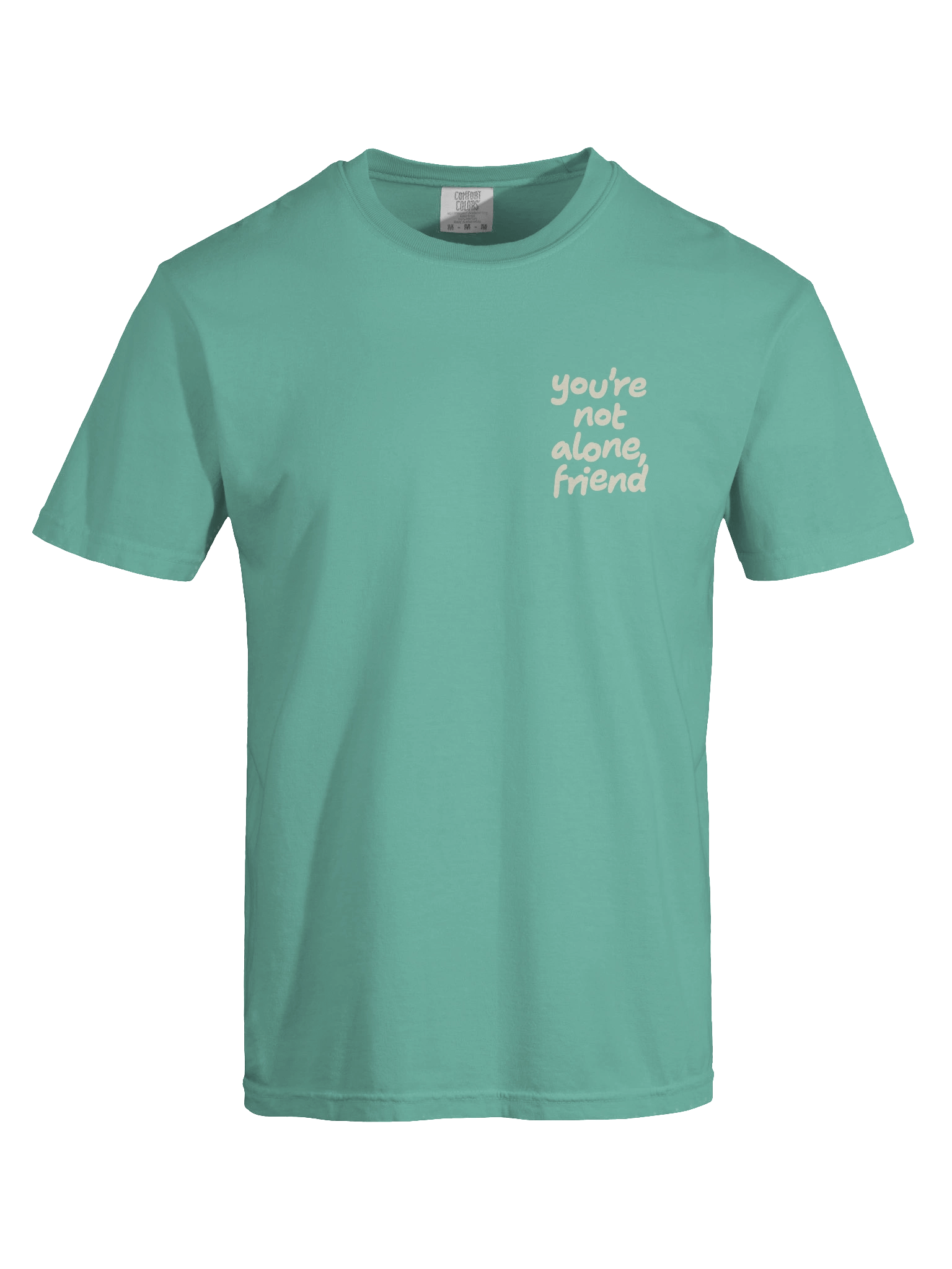 You’re Not Alone, Friend | Comfort Colors® Christian Tee product image (7)