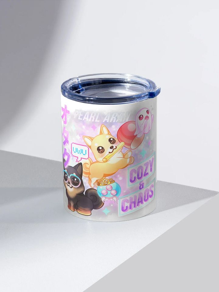 Cozy and Chaos 10oz Stainless Steel Tumbler product image (2)