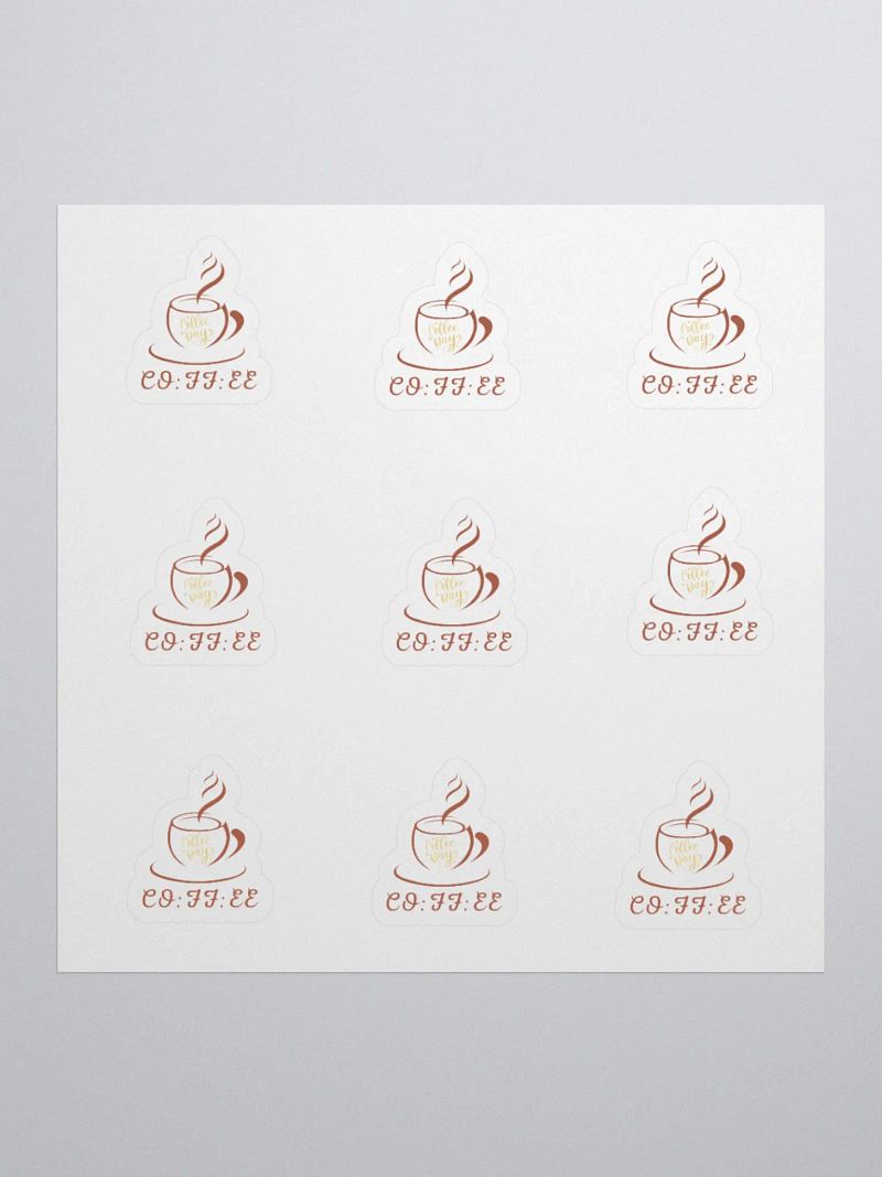 Coffee Lover (Coffee day_coffee clock ) Sticker