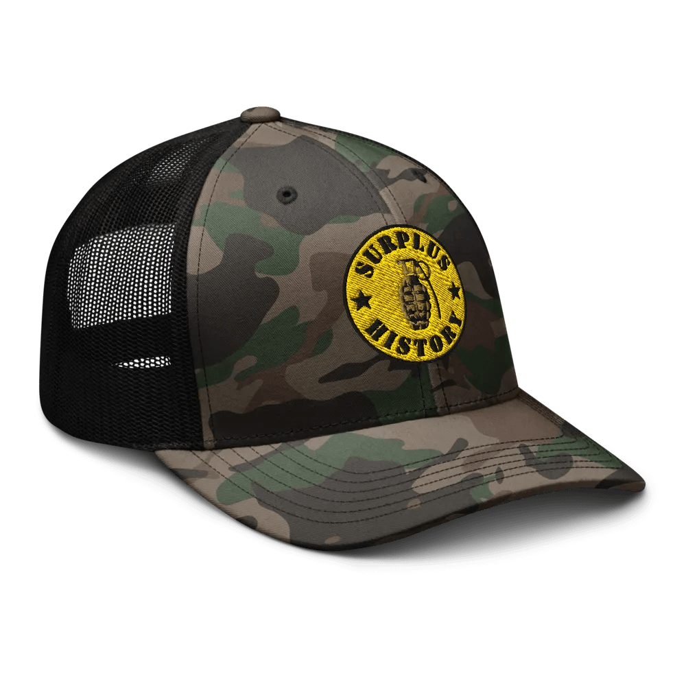 The Ordnance Operator - Surplus History Camo Trucker Hat product image (6)