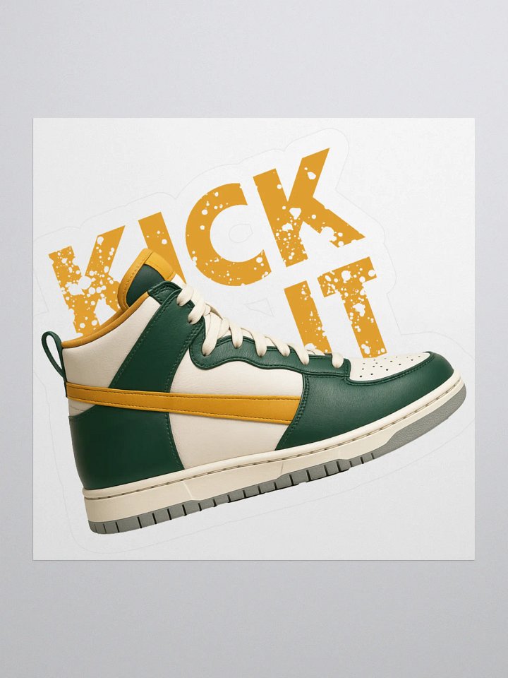 KICK IT Kiss Cut Stickers product image (1)