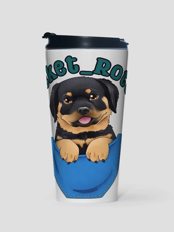 Pocket Rottie Stainless Steel Travel Mug product image (1)
