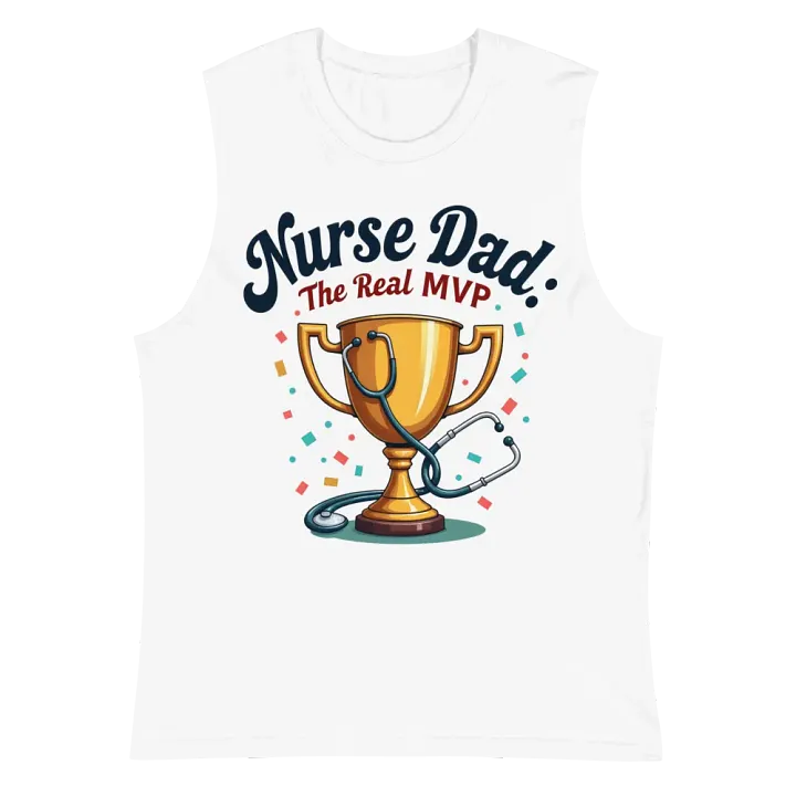 Nurse Dad MVP Trophy Muscle Tank product image (2)