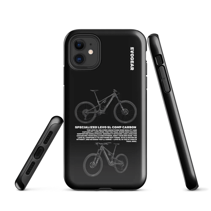 Black Specialized Levo SL Comp Carbon iPhone Case product image (1)