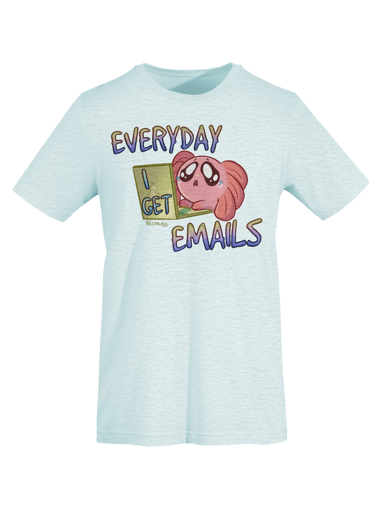 Everyday I Get Emails Spud Fitted T-Shirt product image (91)