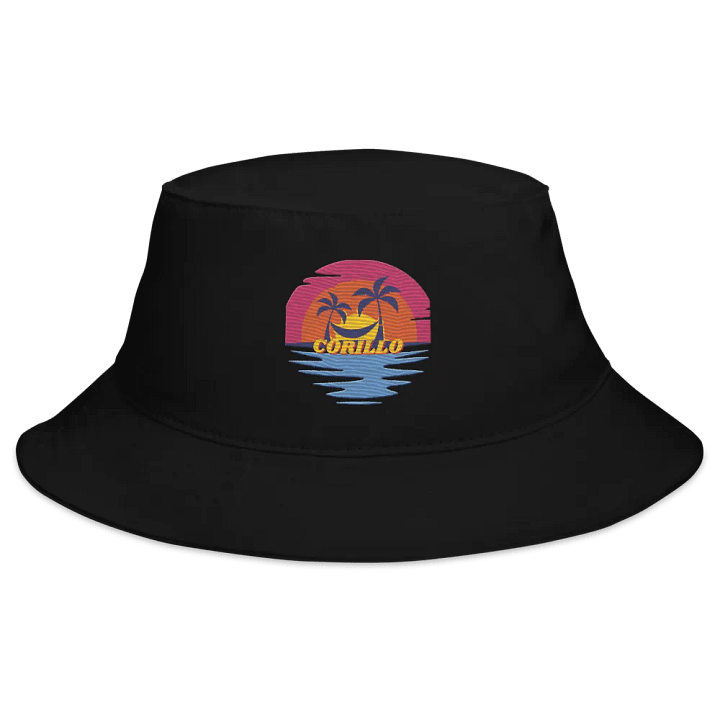 Summer Sunset Embroided Bucket Hat product image (2)