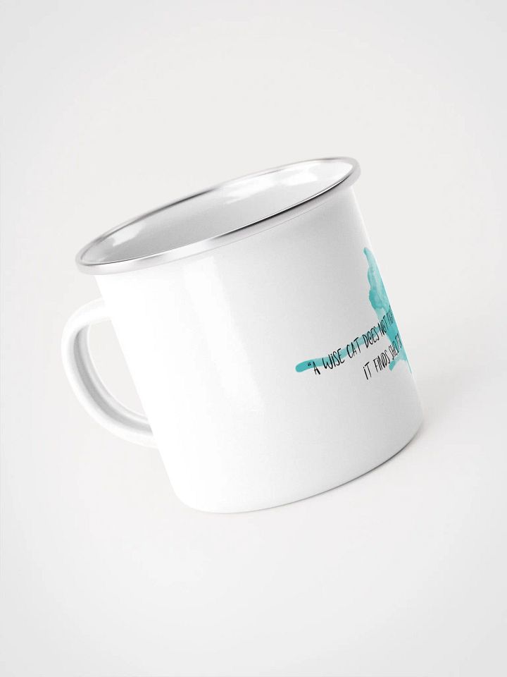 Wise Cat Enamel Adventure Mug product image (2)