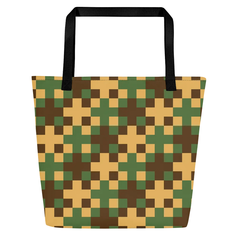 Pixel Fusion Large Tote Bag product image (1)