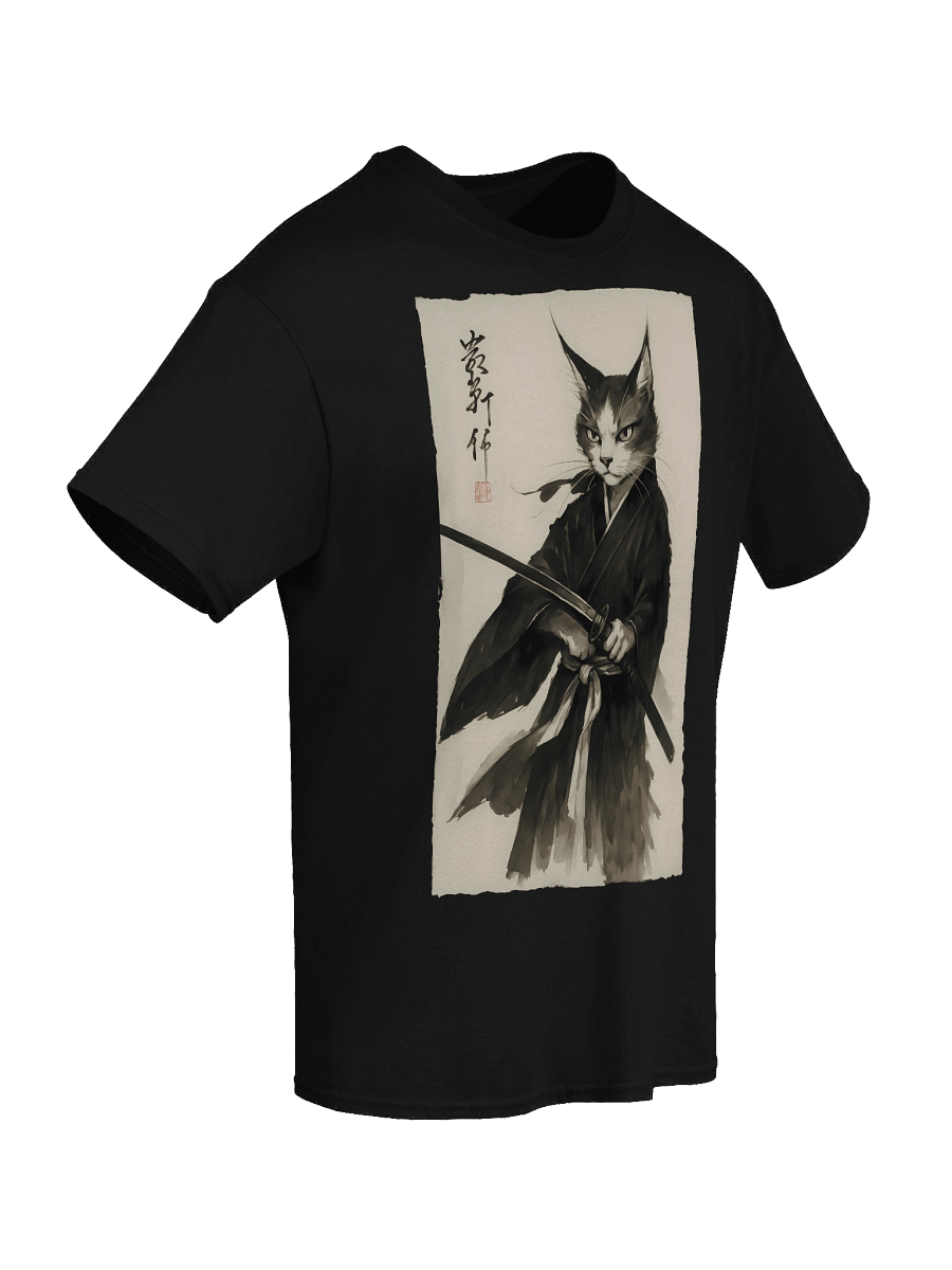 Vintage Cat Warrior Graphic for Japanese Animation & Comics T-Shirt product image (8)