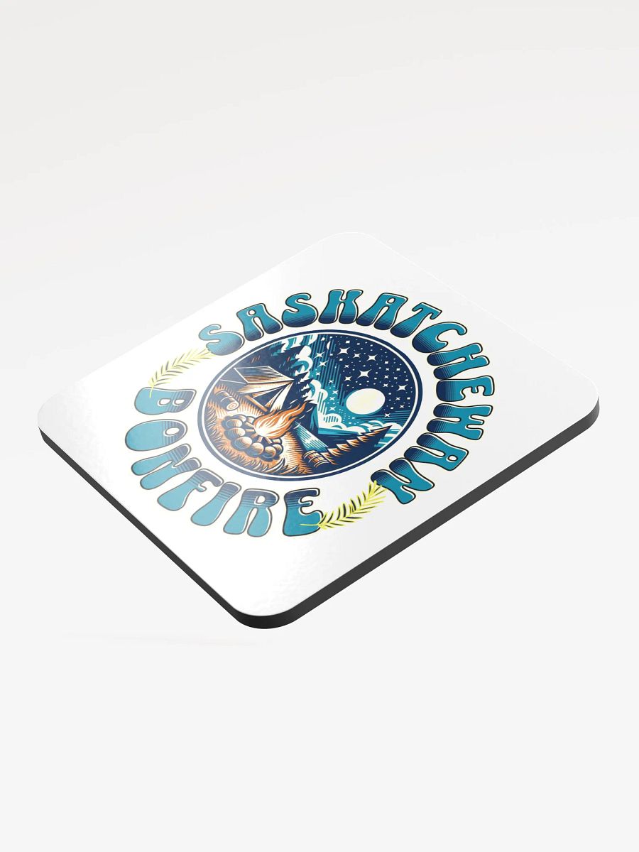 Saskatchewan Bonfire Cork Coaster product image (4)