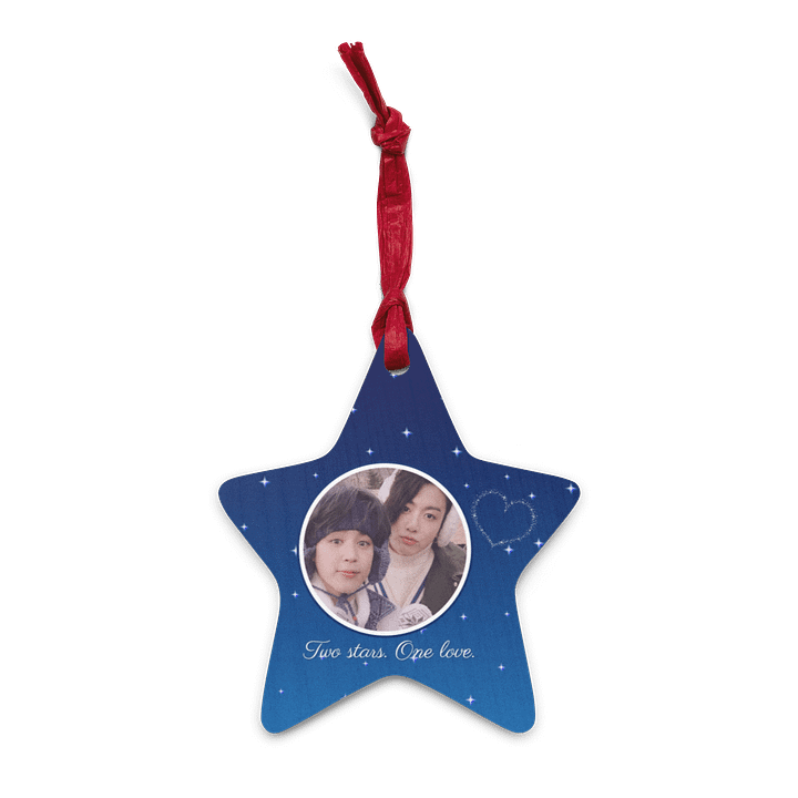 Two Stars. One Love. JiKook Star Ornament product image (1)