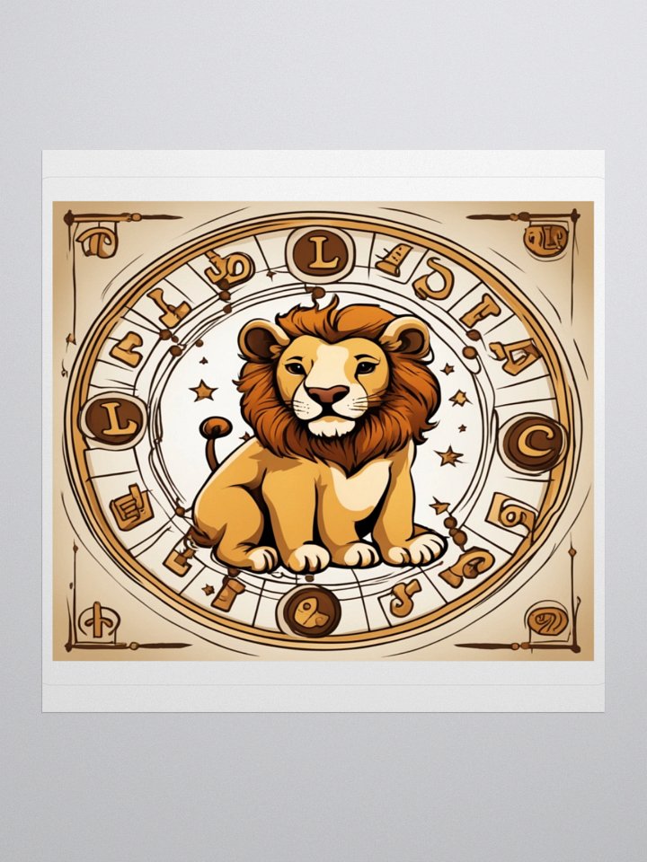 Leo Zodiac Sticker product image (1)