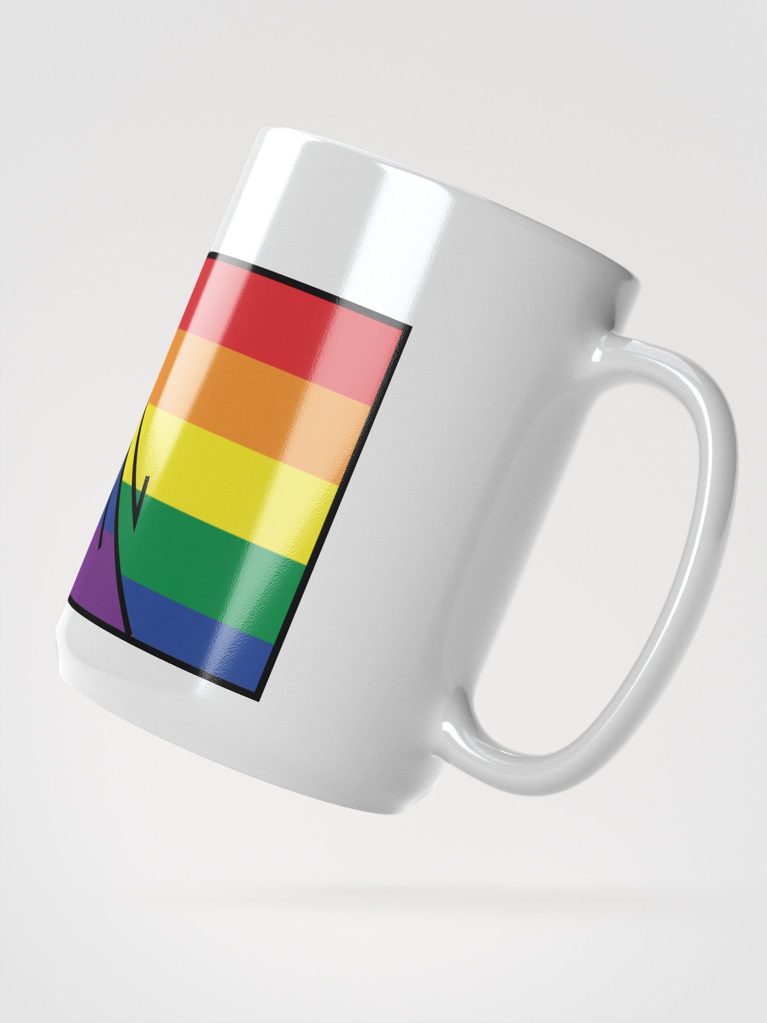 Faulted Pride Flags- Rainbow Mug product image (2)
