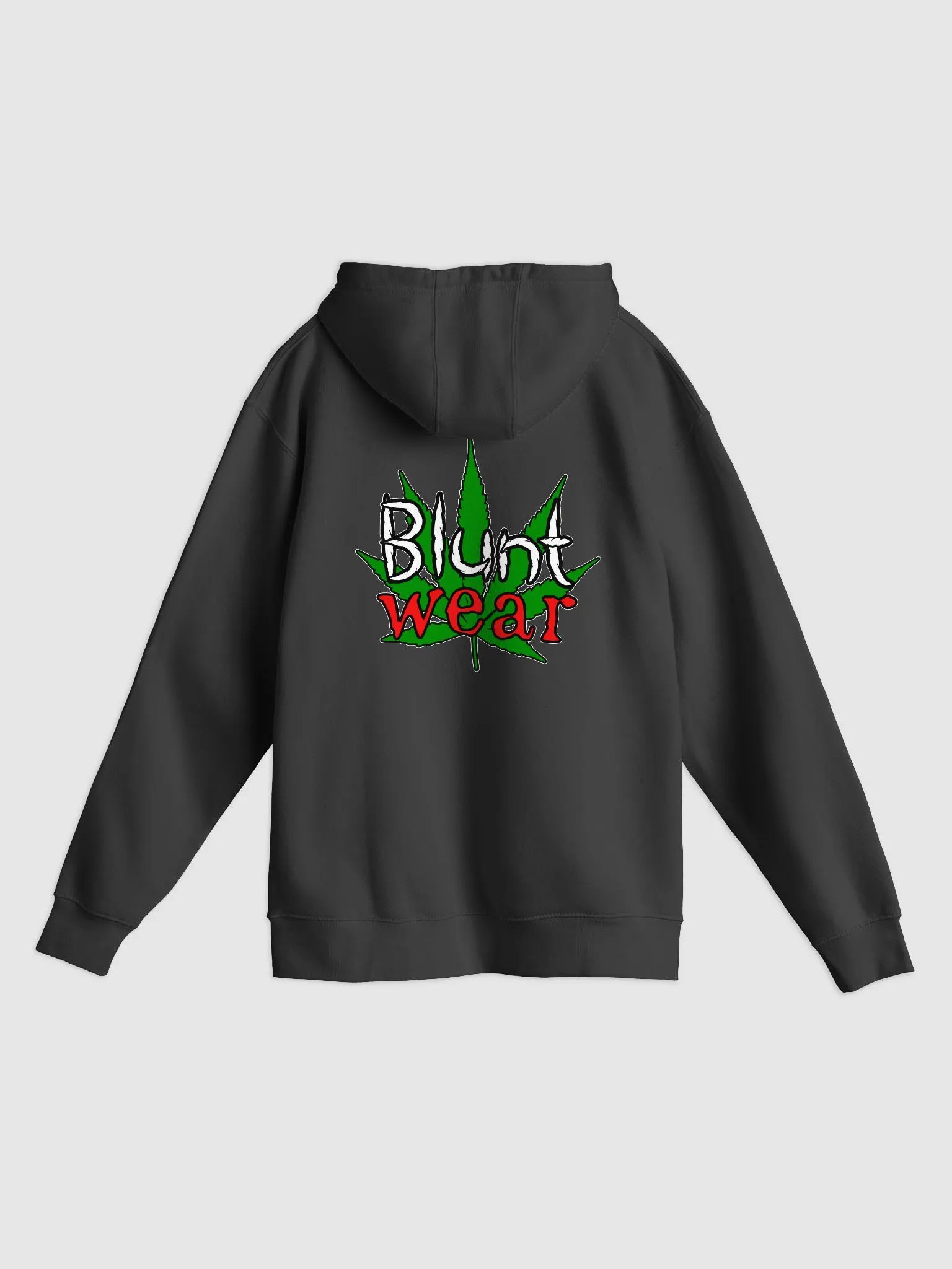 Marijuana Comics Black Hoodie w Back product image (3)