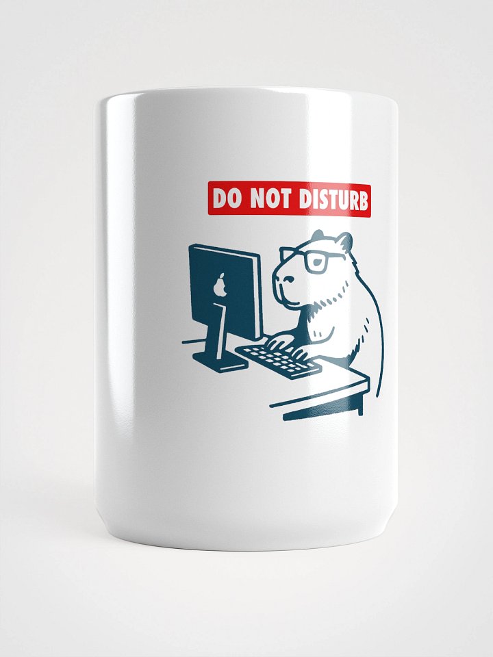 Do Not Disturb Capybara Laptop - Work From Home Mug product image (1)