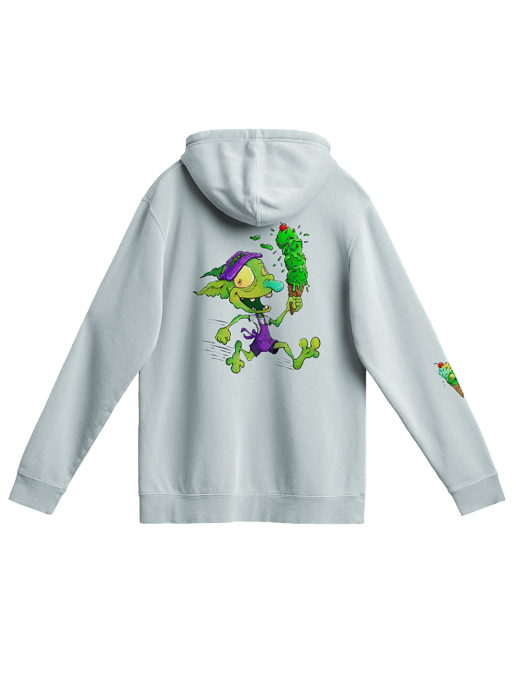 Goblin Mode Creamery hoodie Goblin logo on back & cone logo on right sleeve - Hoodie product image (2)