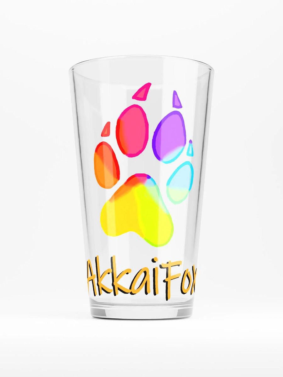 Rainbow Paw Pint Glass product image (1)