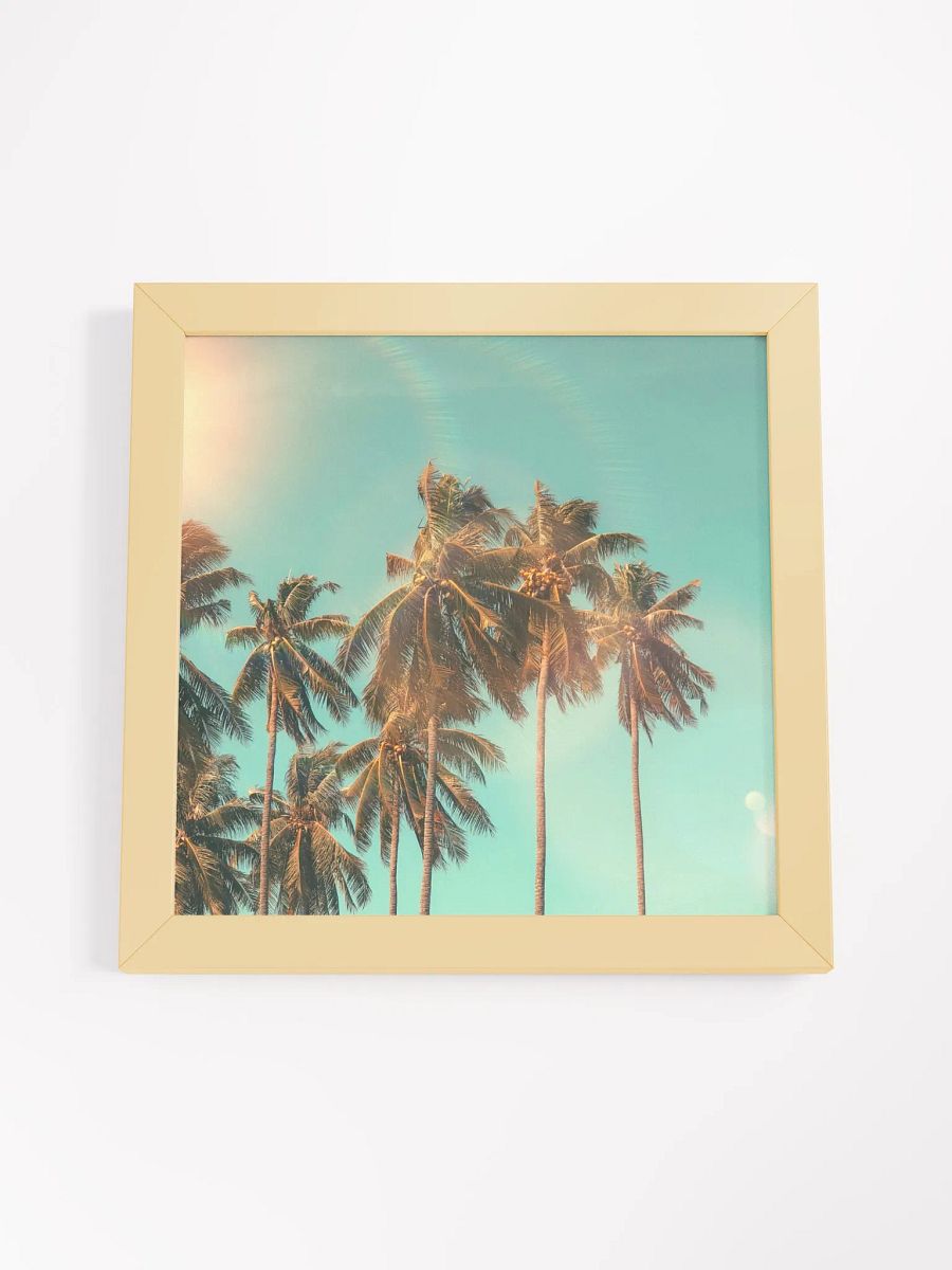 Summer Vibes Framed Matte Poster - Square product image (4)